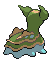 Sprite Animado Gastrodon Blanco Negro