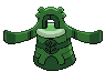 Sprite Animado Bronzong Blanco Negro