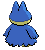 Sprite Animado Munchlax Blanco Negro