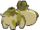 Sprite Animado Hippopotas Blanco Negro