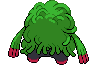 Sprite Animado Tangrowth Blanco Negro