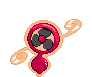 Sprite Animado Rotom Blanco Negro