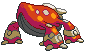 Sprite Animado Heatran Blanco Negro