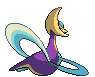 Sprite Animado Cresselia Blanco Negro