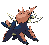 Sprite Animado Samurott Blanco Negro