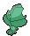 Sprite Animado Sewaddle Blanco Negro
