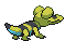 Sprite Animado Sandile Blanco Negro