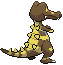 Sprite Animado Krokorok Blanco Negro