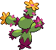 Sprite Animado Maractus Blanco Negro