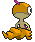 Sprite Animado Scraggy Blanco Negro