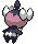 Sprite Animado Gothita Blanco Negro