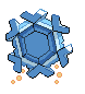 Sprite Animado Cryogonal Blanco Negro