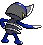 Sprite Animado Pawniard Blanco Negro