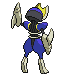 Sprite Animado Bisharp Blanco Negro
