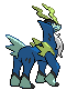 Sprite Animado Cobalion Blanco Negro