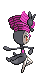 Sprite Animado Meloetta Blanco Negro