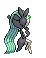 Sprite Animado Meloetta Blanco Negro