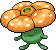 Sprite Animado Vileplume Blanco Negro