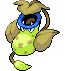 Sprite Animado Victreebel Blanco Negro