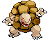 Sprite Animado Golem Blanco Negro