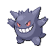 Sprite Animado Gengar Blanco Negro