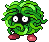 Sprite Animado Tangela Blanco Negro