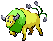 Sprite Animado Tauros Blanco Negro
