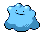 Sprite Animado Ditto Blanco Negro