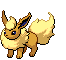 Sprite Animado Flareon Blanco Negro