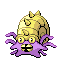 Sprite Animado Omastar Blanco Negro