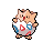 Sprite Animado Togepi Blanco Negro