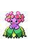 Sprite Animado Bellossom Blanco Negro