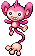 Sprite Animado Aipom Blanco Negro
