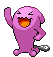 Sprite Animado Wobbuffet Blanco Negro