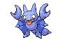 Sprite Animado Gligar Blanco Negro