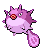 Sprite Animado Qwilfish Blanco Negro