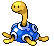 Sprite Animado Shuckle Blanco Negro