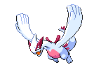 Sprite Animado Lugia Blanco Negro