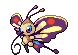 Sprite Animado Beautifly Blanco Negro