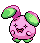 Sprite Animado Whismur Blanco Negro