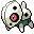 Sprite Animado Aron Blanco Negro