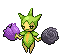 Sprite Animado Roselia Blanco Negro
