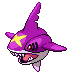 Sprite Animado Sharpedo Blanco Negro
