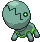 Sprite Animado Trapinch Blanco Negro