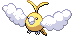 Sprite Animado Swablu Blanco Negro