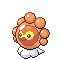 Sprite Animado Castform Blanco Negro