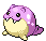 Sprite Animado Spheal Blanco Negro