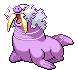 Sprite Animado Walrein Blanco Negro