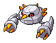 Sprite Animado Metang Blanco Negro