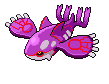 Sprite Animado Kyogre Blanco Negro
